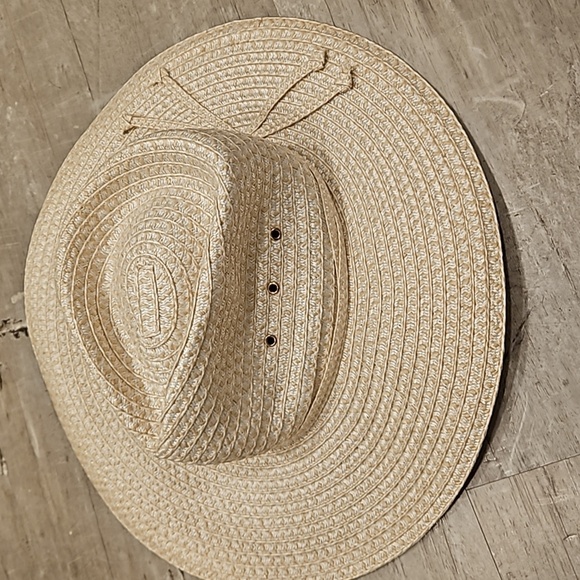 💕ERIC JAVITS💕 Sunshade Squishee Packable Straw Fedora Hat ~ OS Cream NWT - Picture 10 of 16